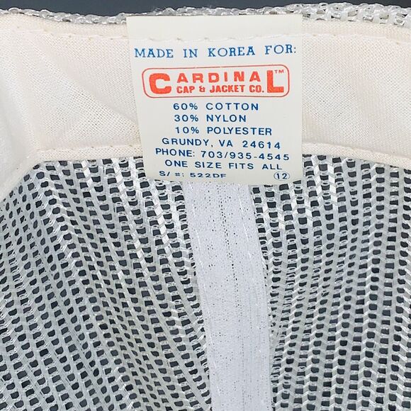 Koger/Air Corporation Blue Denim White Mesh Snapback Patch Cardinal Cap Unworn - Picture 6 of 7